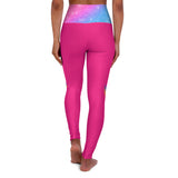 Glitter Pink Love Rainbow Festival Leggings