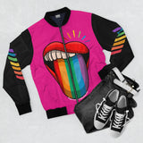 Rainbow Tongue- Bomber Jacket