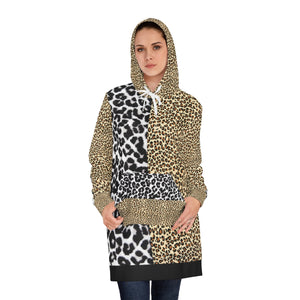 Supernova Animal Print Hoodie Dress