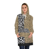 Supernova Animal Print Hoodie Dress