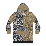 Supernova Animal Print Hoodie Dress