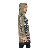 Supernova Animal Print Hoodie Dress